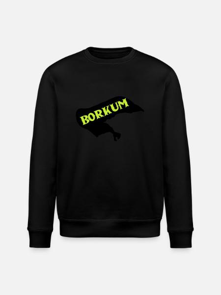 Borkum Island - Stanley/Stella ROLLER Unisex Organic Sweatshirt - black