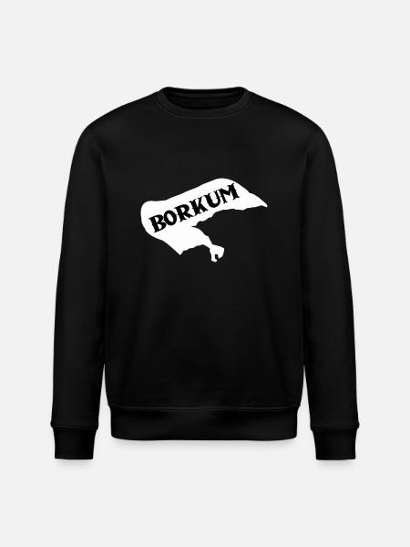 Borkum Island - Stanley/Stella ROLLER Unisex Organic Sweatshirt - black