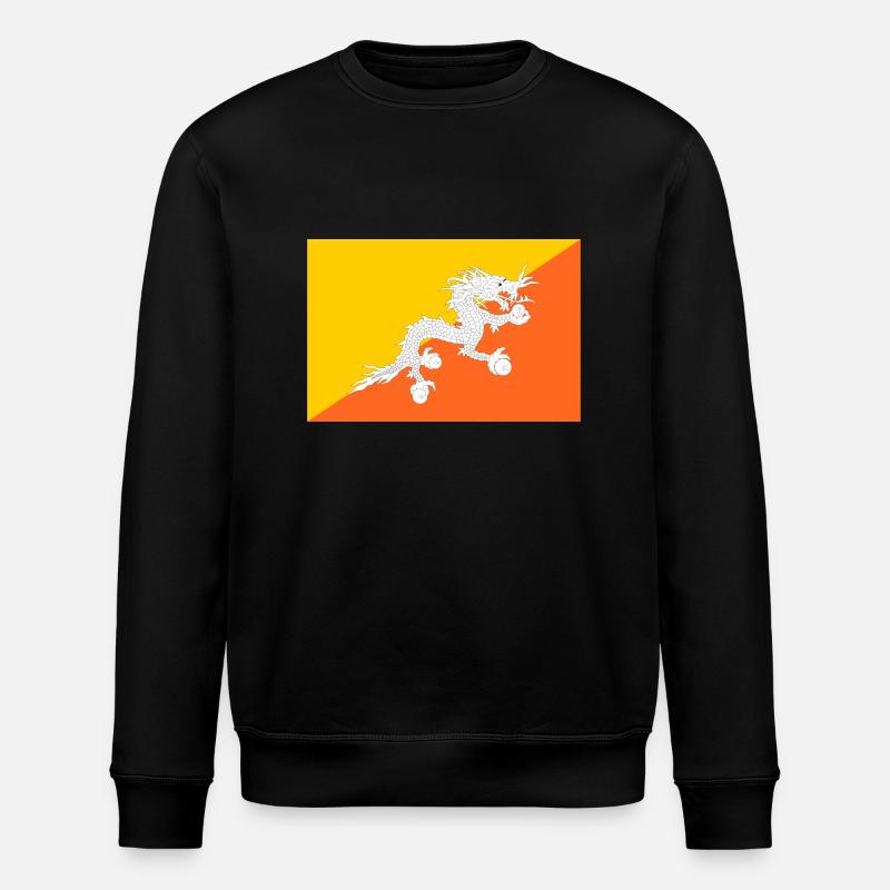 Bhoutan - Sweat bio ROLLER Stanley/Stella Unisexe - noir