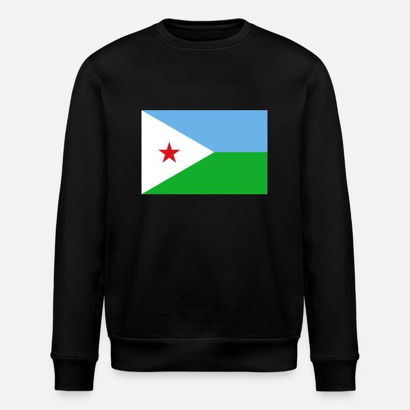 Djibouti - Sweat bio ROLLER Stanley/Stella Unisexe - noir