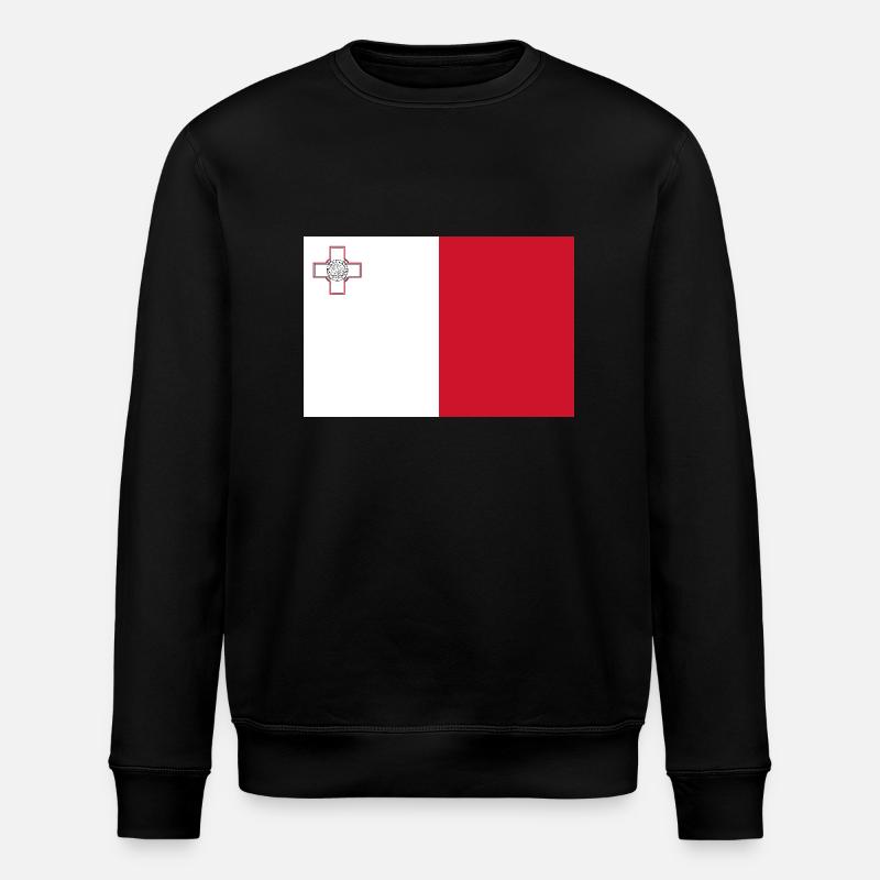 Malte - Sweat bio ROLLER Stanley/Stella Unisexe - noir