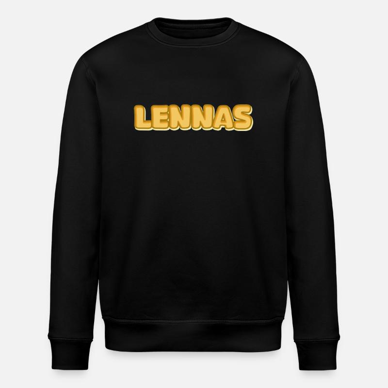 Gift for Lennas - Stanley/Stella ROLLER Unisex Organic Sweatshirt - black