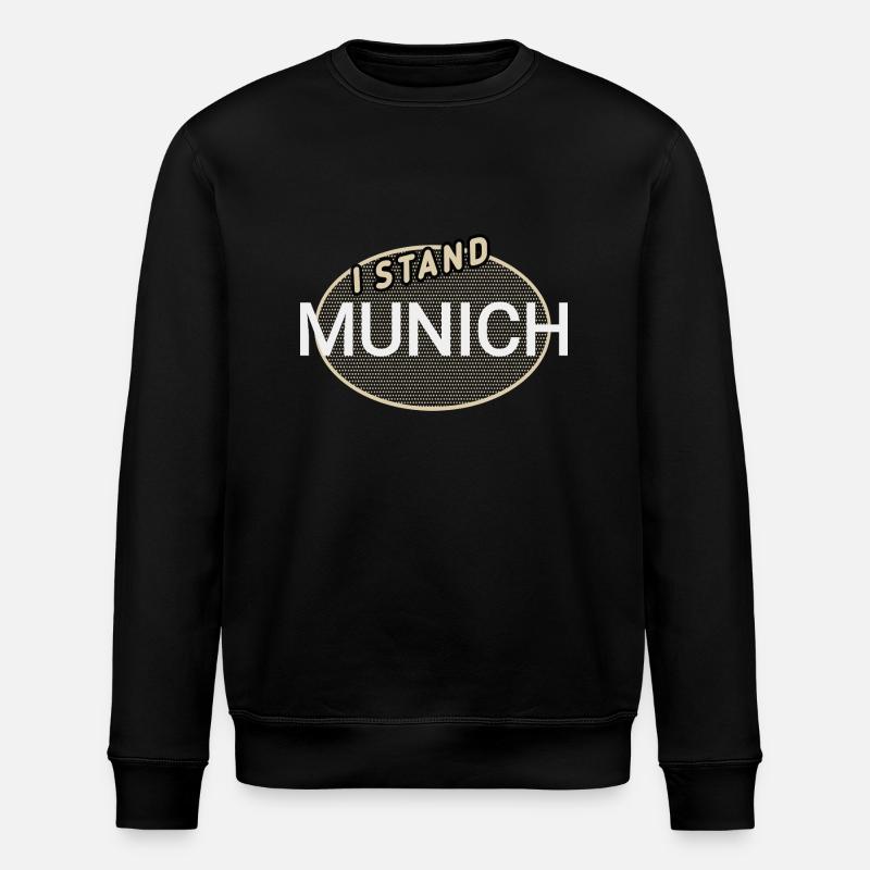I stand for Munich - Stanley/Stella ROLLER Unisex Organic Sweatshirt - black