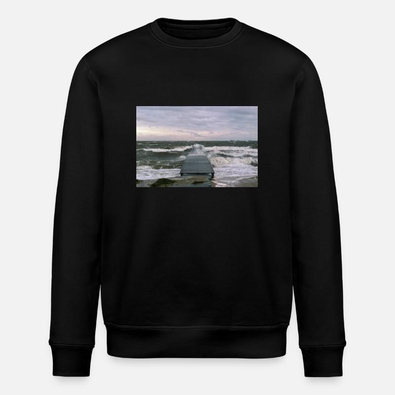 Tempête - Sweat bio ROLLER Stanley/Stella Unisexe - noir