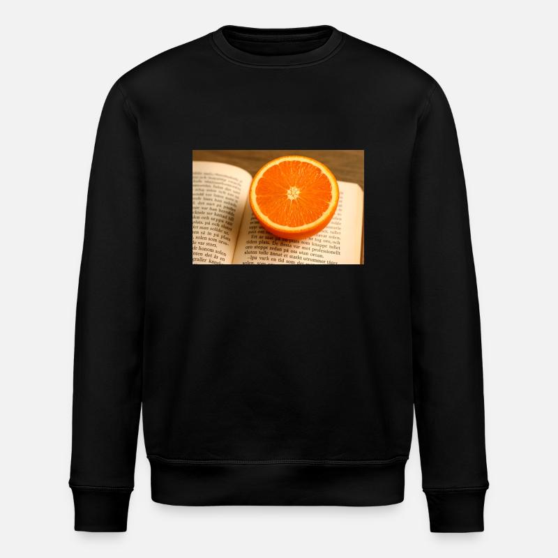 Buche und Orange - Stanley/Stella Unisex Bio-Sweatshirt ROLLER - Schwarz