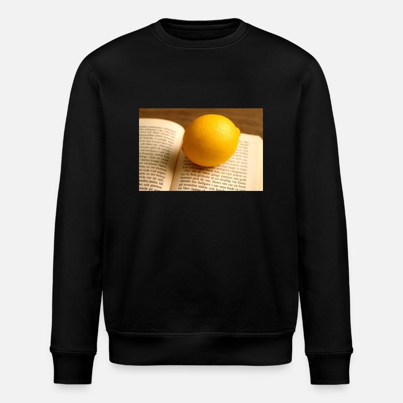 Beech and lemon - Stanley/Stella ROLLER Unisex Organic Sweatshirt - black