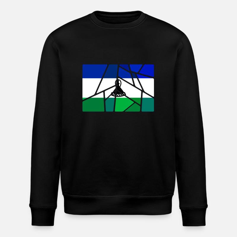 Geschenk für Lesotho - Stanley/Stella Unisex Bio-Sweatshirt ROLLER - Schwarz