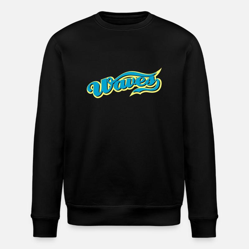 waves - Sweat bio ROLLER Stanley/Stella Unisexe - noir