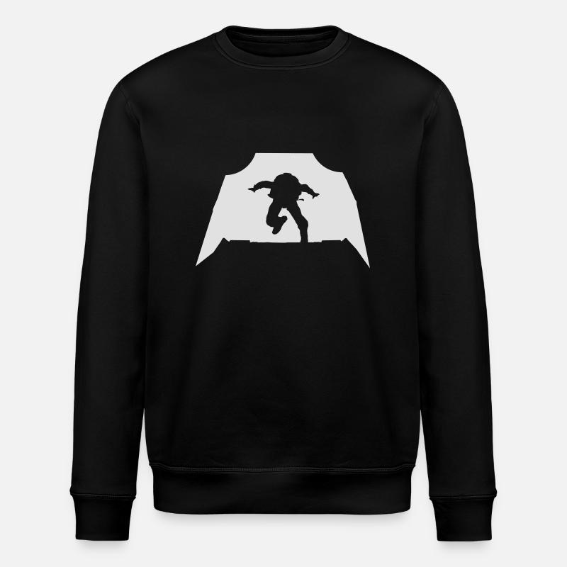 Skydiving - Fallschirmspringen - Stanley/Stella Unisex Bio-Sweatshirt ROLLER - Schwarz