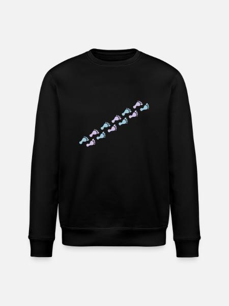 footprints - Sweat bio ROLLER Stanley/Stella Unisexe - noir