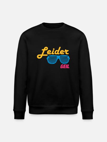 Leider Geil - Stanley/Stella Unisex Bio-Sweatshirt ROLLER - Schwarz