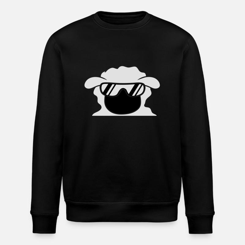 Cool Sheep - Stanley/Stella Unisex Bio-Sweatshirt ROLLER - Schwarz