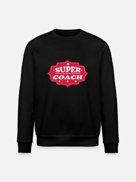 Super coach 111 - Stanley/Stella ROLLER Unisex Organic Sweatshirt - black