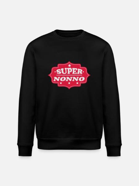 Super nonno 111 - Stanley/Stella ROLLER Unisex Organic Sweatshirt - black
