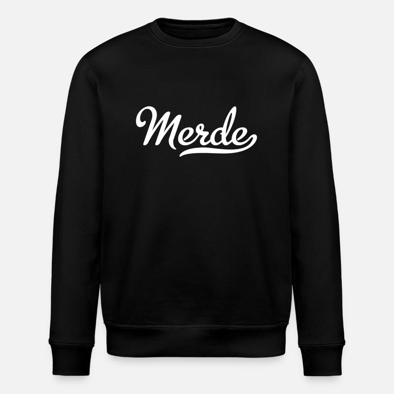 Merde - Sweat bio ROLLER Stanley/Stella Unisexe - noir