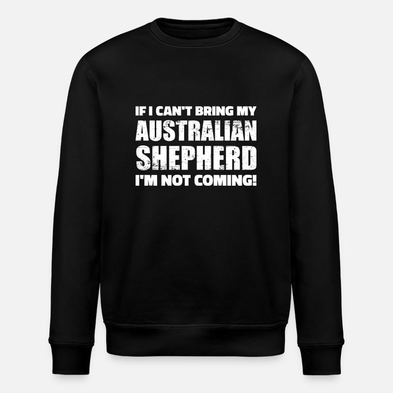 Australian Shepherd - Stanley/Stella ROLLER Unisex Organic Sweatshirt - black