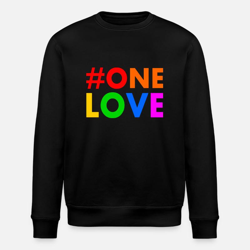 One love - Stanley/Stella Unisex Bio-Sweatshirt ROLLER - Schwarz