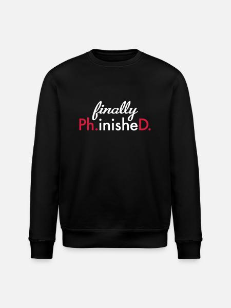 Phd - Stanley/Stella ROLLER Unisex Organic Sweatshirt - black