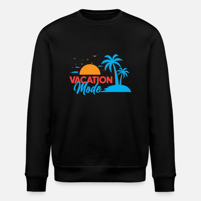 Ambiance des vacances - Sweat bio ROLLER Stanley/Stella Unisexe - noir