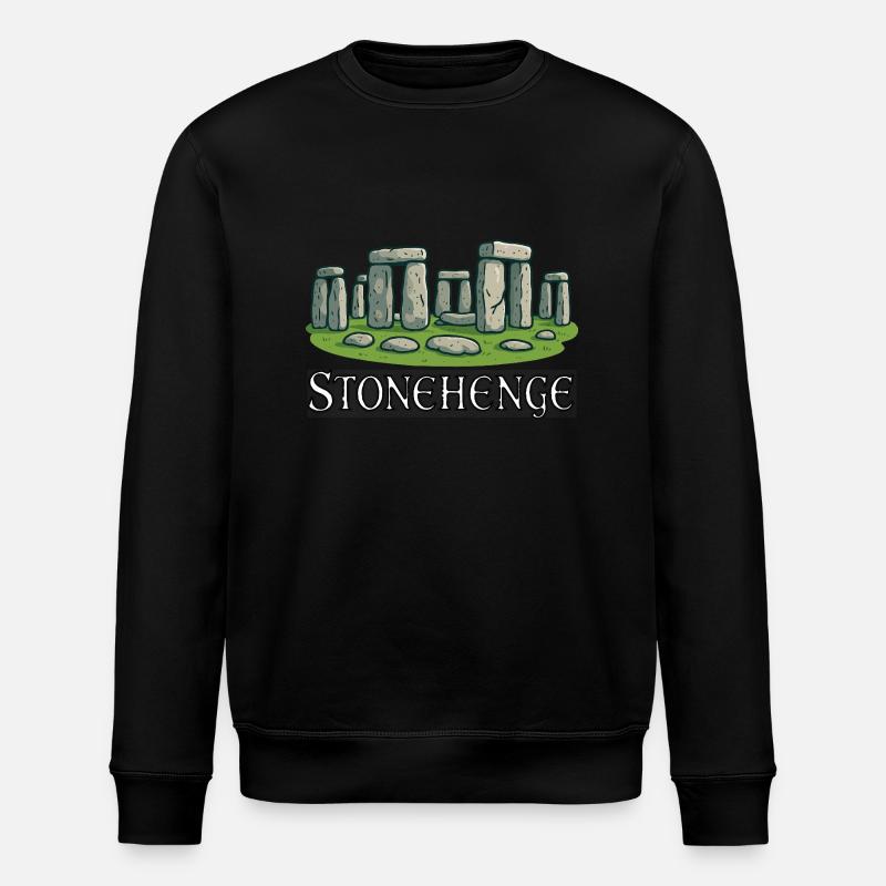 Stonehenge - Stanley/Stella Unisex Bio-Sweatshirt ROLLER - Schwarz