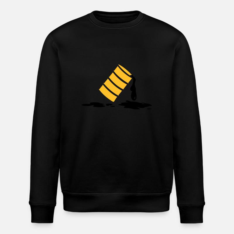 Ölpest / oil spill (2c) - Stanley/Stella Unisex Bio-Sweatshirt ROLLER - Schwarz