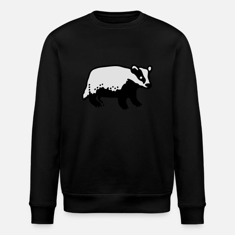 Dachs - Stanley/Stella Unisex Bio-Sweatshirt ROLLER - Schwarz
