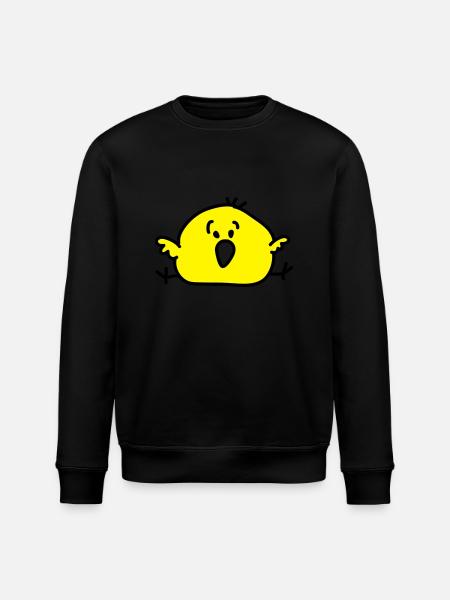 big bird - Stanley/Stella ROLLER Unisex Organic Sweatshirt - black