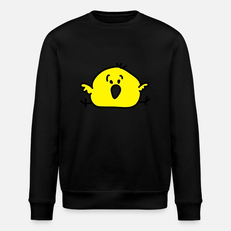 big bird - Stanley/Stella ROLLER Unisex Organic Sweatshirt - black