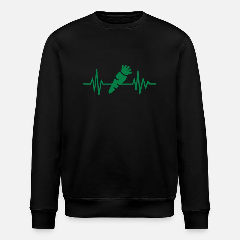Végétarien - Sweat bio ROLLER Stanley/Stella Unisexe - noir