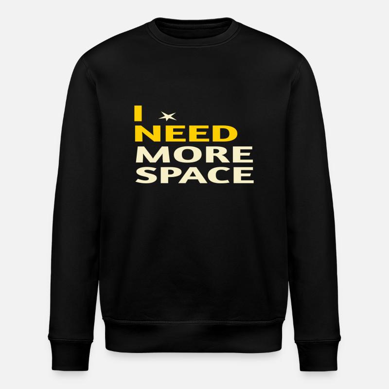 Freiräume - Ironischer Spruch - Stanley/Stella Unisex Bio-Sweatshirt ROLLER - Schwarz