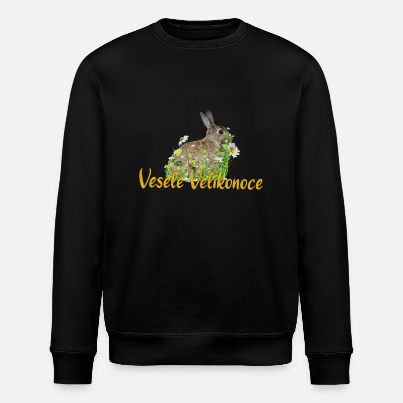 Vesele Velikonoce - Sweat bio ROLLER Stanley/Stella Unisexe - noir