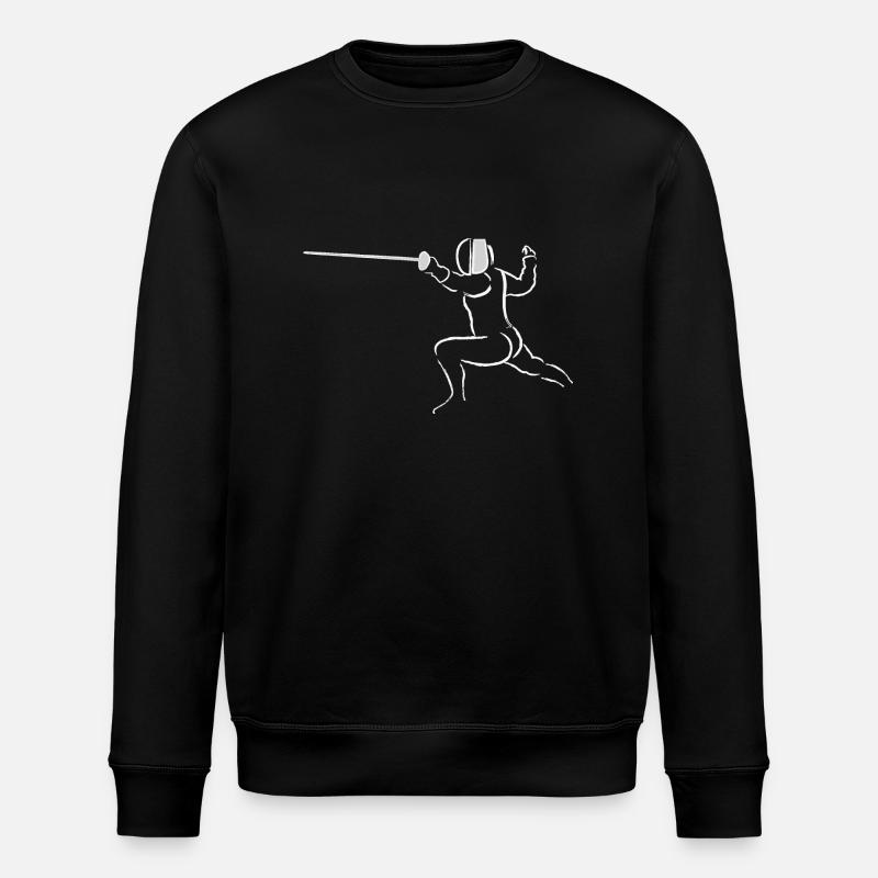 Fencing - Stanley/Stella ROLLER Unisex Organic Sweatshirt - black
