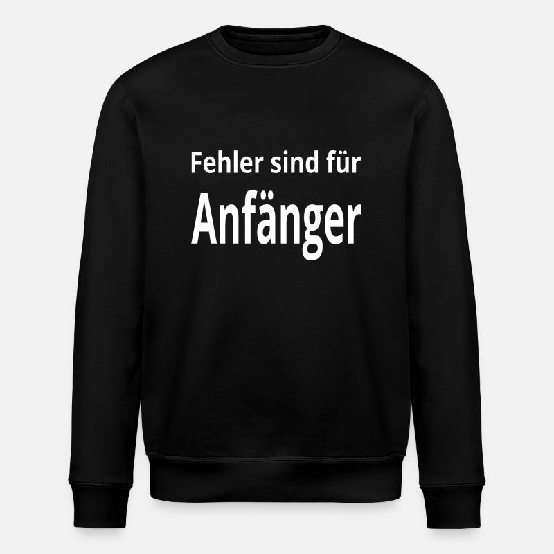Anfänger - Stanley/Stella Unisex Bio-Sweatshirt ROLLER - Schwarz