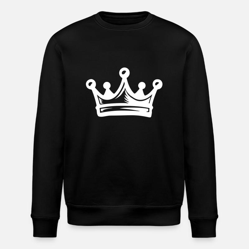 Couronne Roi - Sweat bio ROLLER Stanley/Stella Unisexe - noir