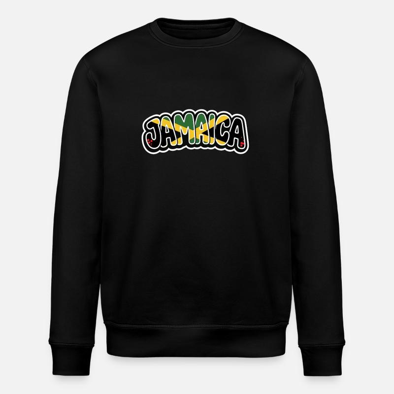 JAMAÏQUE Graffiti - Sweat bio ROLLER Stanley/Stella Unisexe - noir