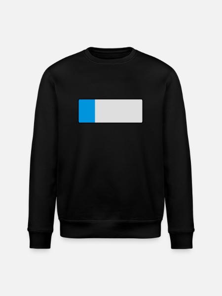_blank_kurz - Stanley/Stella ROLLER Unisex Organic Sweatshirt - black