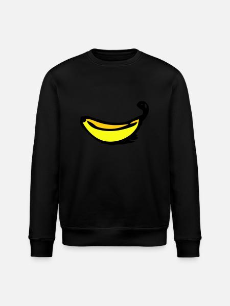 Banana - Stanley/Stella ROLLER Unisex Organic Sweatshirt - black