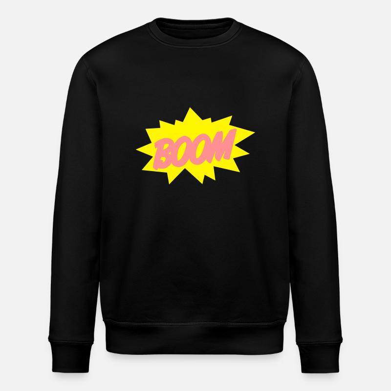 boom2 - Stanley/Stella Unisex Bio-Sweatshirt ROLLER - Schwarz