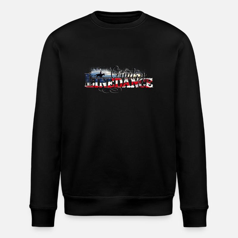KL_linedance68 T-Shirt - Stanley/Stella Unisex Bio-Sweatshirt ROLLER - Schwarz