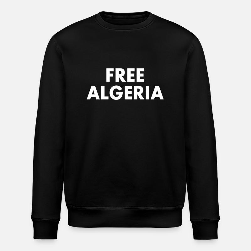 algeria - Stanley/Stella ROLLER Unisex Organic Sweatshirt - black
