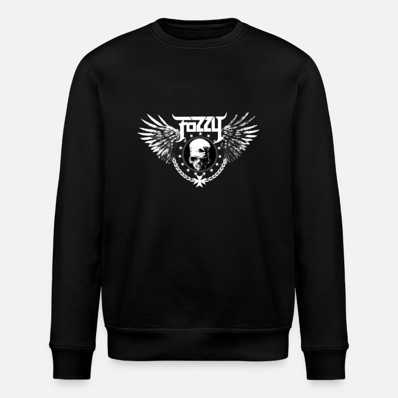 Fozzy Skull - Stanley/Stella ROLLER Unisex Organic Sweatshirt - black