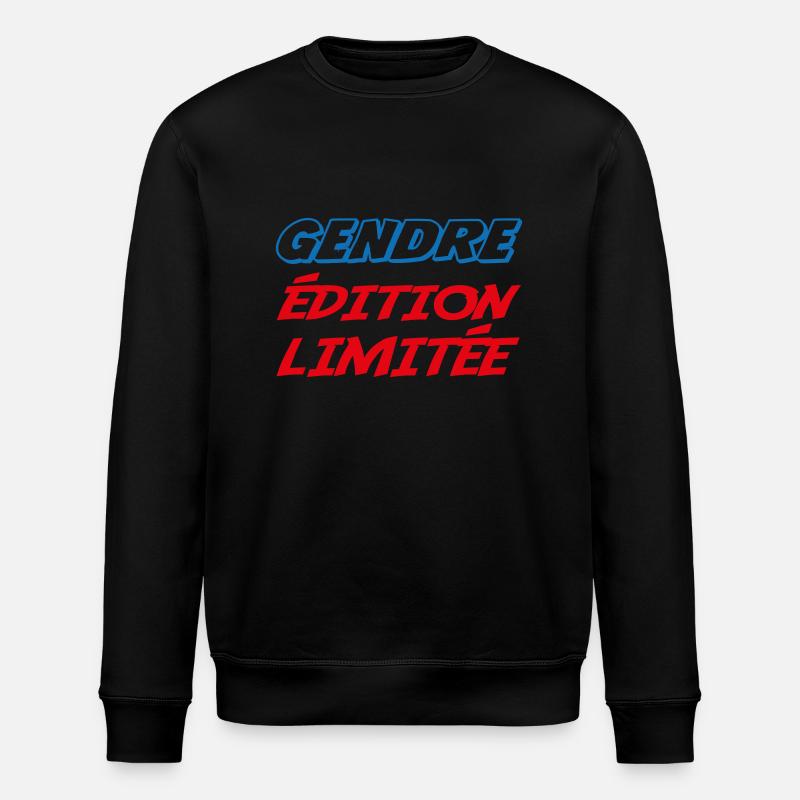 Limitierte Auflage GENDRE - Stanley/Stella Unisex Bio-Sweatshirt ROLLER - Schwarz