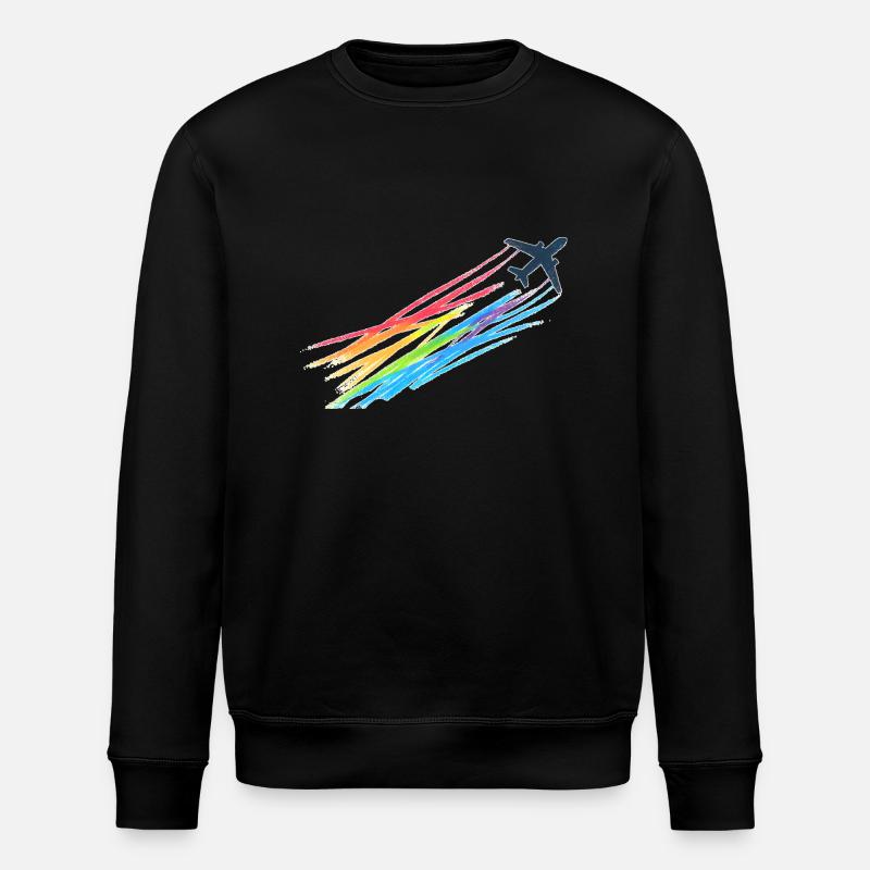 Rainbow Machine - Stanley/Stella Unisex Bio-Sweatshirt ROLLER - Schwarz