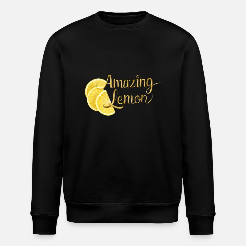 Citron incroyable - Sweat bio ROLLER Stanley/Stella Unisexe - noir