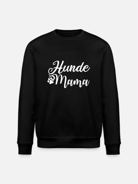 Dogs Mom Paw - Stanley/Stella ROLLER Unisex Organic Sweatshirt - black