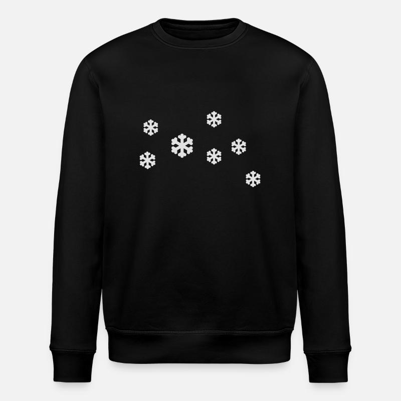 schneekristalle - Stanley/Stella Unisex Bio-Sweatshirt ROLLER - Schwarz