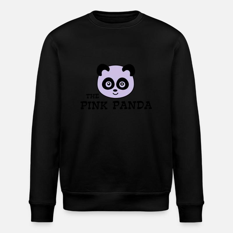 Panda - Stanley/Stella Unisex Bio-Sweatshirt ROLLER - Schwarz