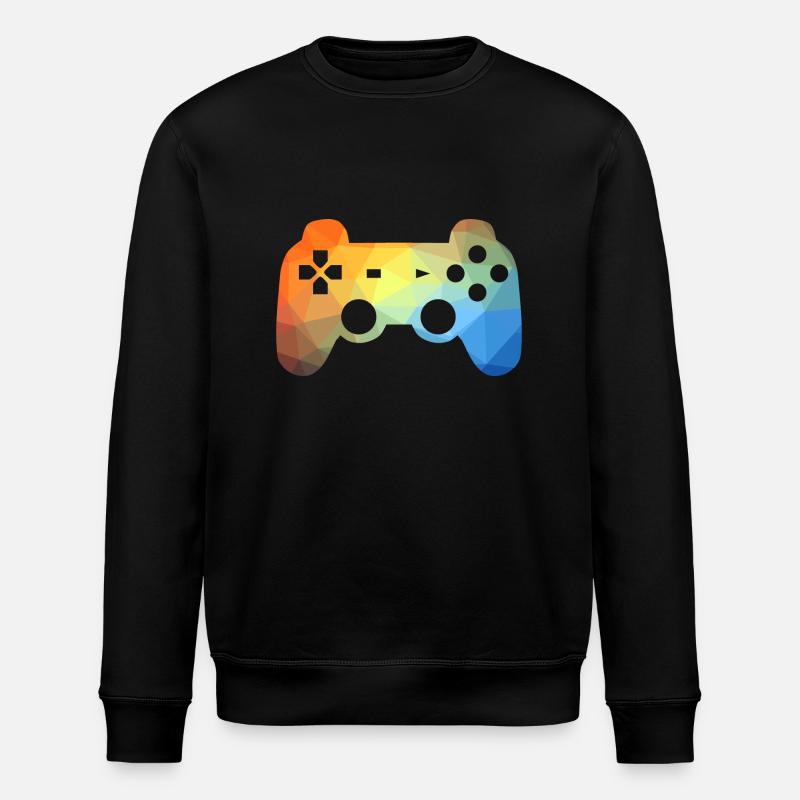 Bunter Gaming Controller - Stanley/Stella Unisex Bio-Sweatshirt ROLLER - Schwarz
