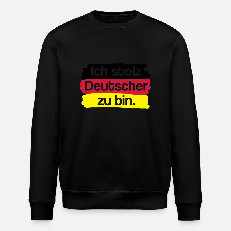 I'm proud to be German. - Stanley/Stella ROLLER Unisex Organic Sweatshirt - black