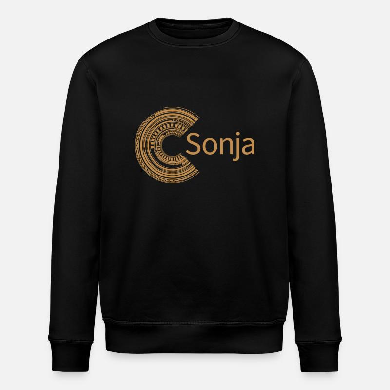 Für Sonja - Stanley/Stella Unisex Bio-Sweatshirt ROLLER - Schwarz